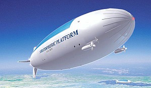 Un dise&ntilde;o de dirigible actualmente en estudio en Jap&oacute;n