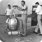 one of the mice launched to the stratosphere in the 50s