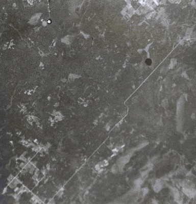 One of the flights launched in 1955 from Internatonal Falls carried a down looking camera. Credit: Winzen Research Inc.