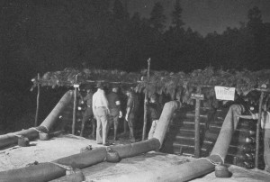 Inflation tubes that pumped hydrogen to the Explorer I balloon (National Geographic Magazine)