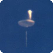 Un globo estratosf&eacute;rico MIR sobre Buenos Aires