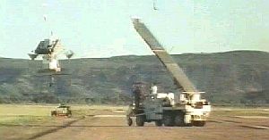 Vista del vehiculo de lanzamiento