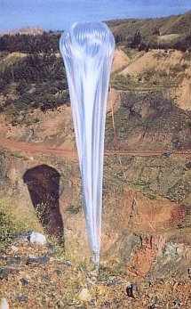 Vista de un lanzamiento desde el crater de la Mina Portsmouth en Crosby