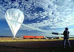 Inflado del globo que transportar&aacute; el experimento de Rayos Gamma GRIP