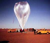 Inflado de un globo del programa HIBAL