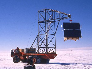 View of the adapted launch system on a DElta-3 truck (Image Copyright Gunther Eichhorn)